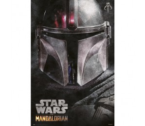 Poster The Mandalorian Helmet - Star Wars