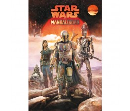 Poster The Mandalorian Crew - Star Wars