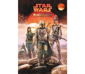 Poster The Mandalorian Crew - Star Wars
