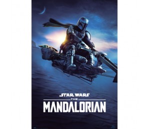 Poster The Mandalorian Speeder Bike 2 - Star Wars