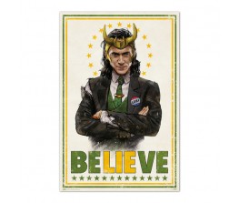 Poster Believe Loki - Marvel