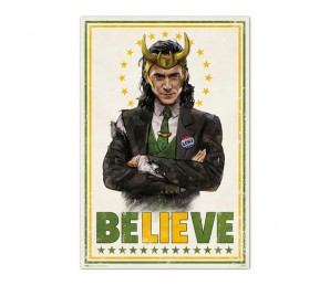 Poster Believe Loki - Marvel