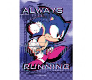 Poster Always Running - Sonic
