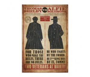 Poster Thomas VS Alfie - Peaky Blinders