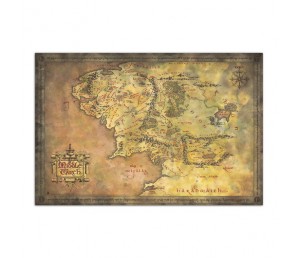 Poster Map of Middle Earth - Lord of The Rings