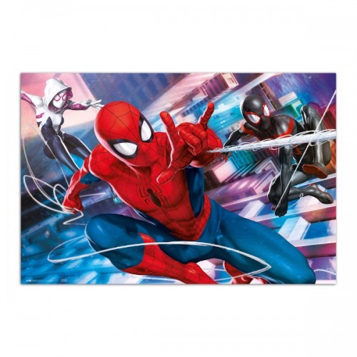 Poster Spiderman, Miles Morales & Spider Gwen - Marvel
