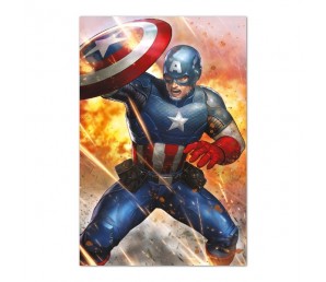 Poster Captain America Under Fire - Marvel