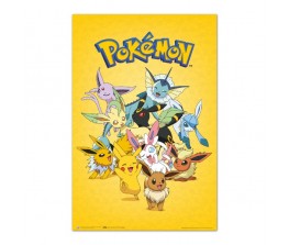 Poster Eevee Evolutions - Pokemon