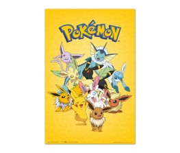 Poster Eevee Evolutions - Pokemon