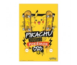 Poster Pikachu Charged Up - Pokemon
