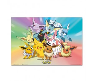 Poster Eevee Evolutions - Pokemon