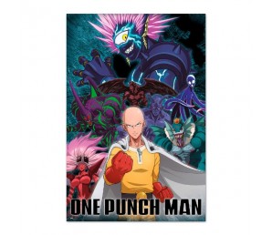 Poster Saitama VS Villains - One Punch Man